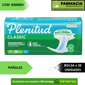 PLENITUD PAÑAL CLASSIC VERDE -MEDIANO- x20 7751493003957 PLENITUD PAÑAL CLASSIC VERDE - -MEDIANO- - x20 *7751493003957*